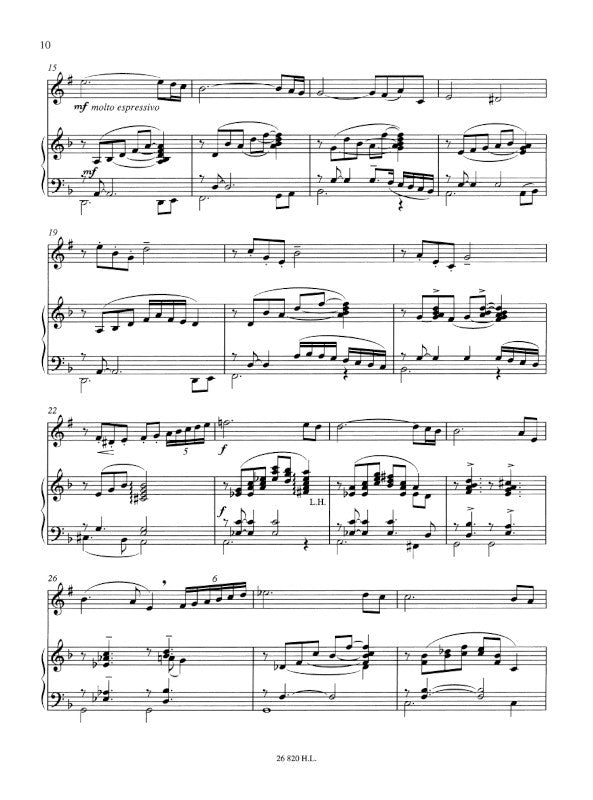 Piazzolla: Histoire du tango (for soprano sax and piano)