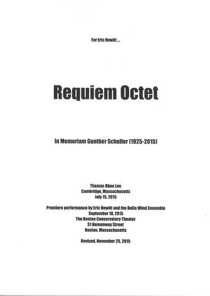 T.O. Lee: Requiem Octet