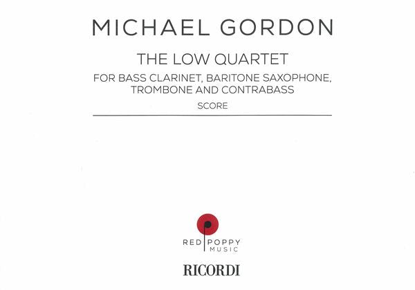 Gordon: The Low Quartet