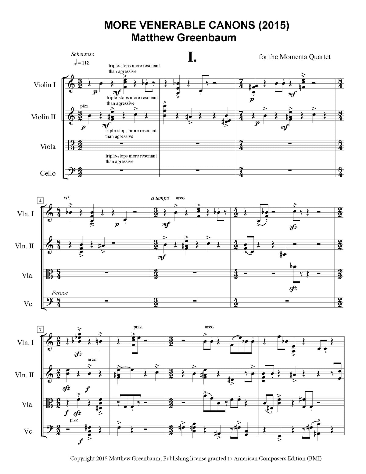 Greenbaum: More Venerable Canons
