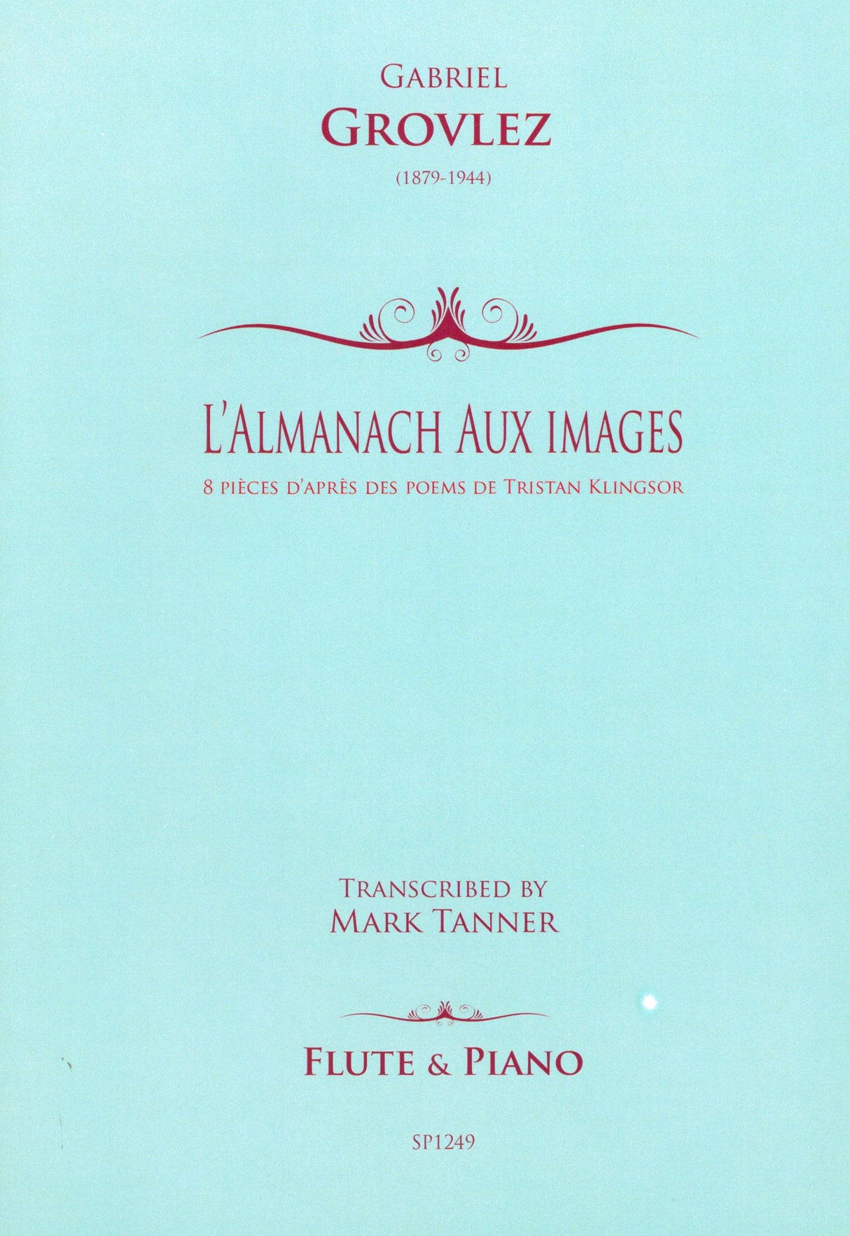 Grovlez: L' Almanach aux Images (arr. for flute & piano)