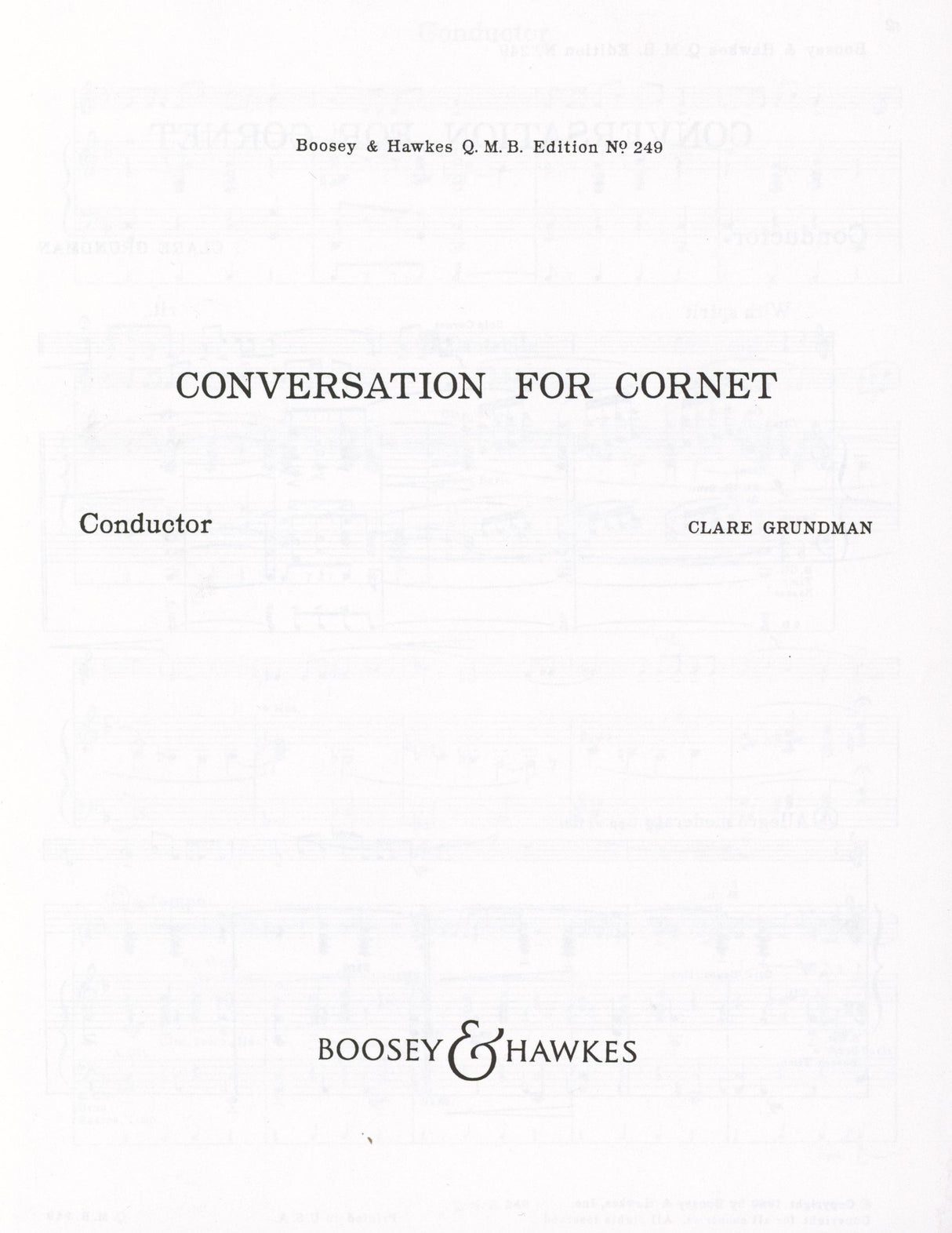 Grundman: Conversation for Cornet