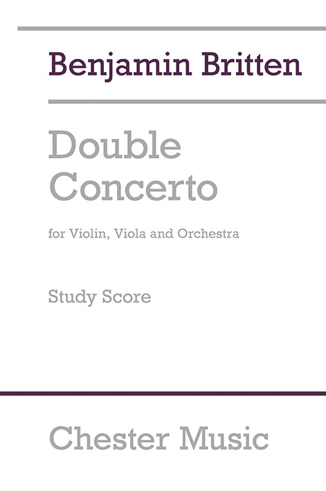 Britten: Double Concerto for Violin and Viola