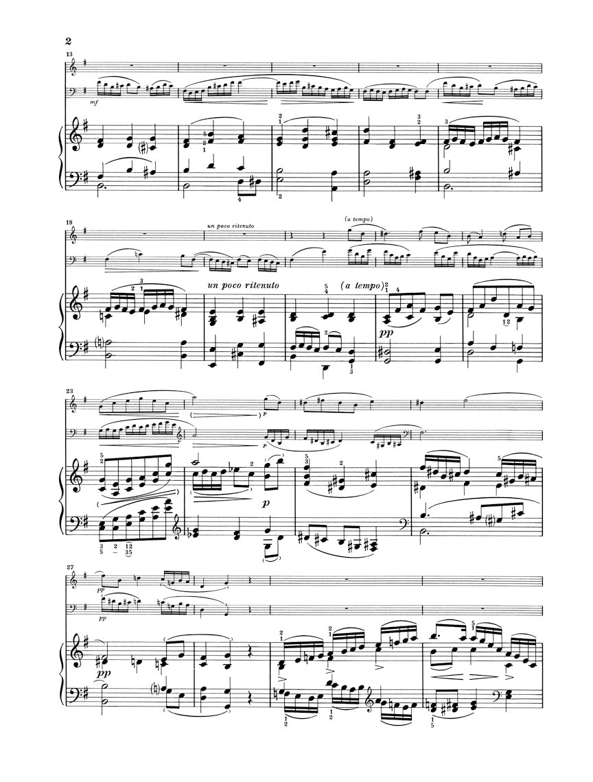 Debussy: Piano Trio in G Major