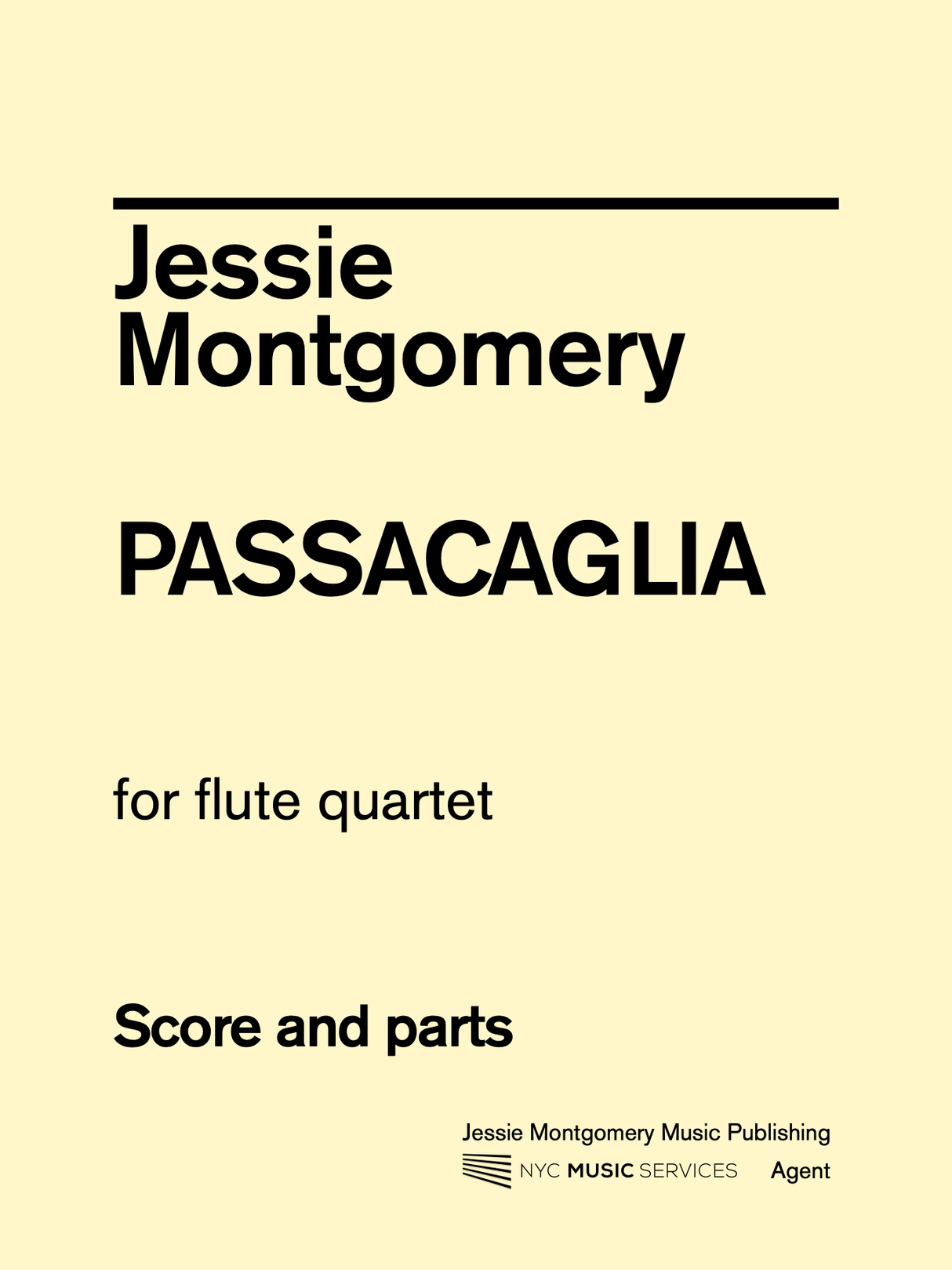 Montgomery: Passacaglia