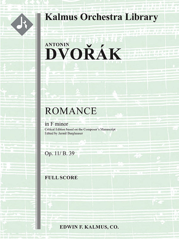 Dvořák: Romance in F Minor, B. 39, Op. 11