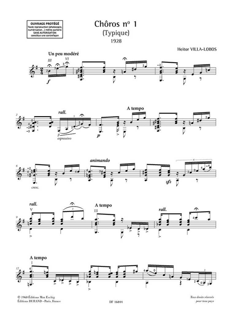 Villa-Lobos: Chôros No. 1