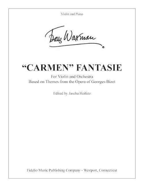 Waxman: Carmen Fantasie