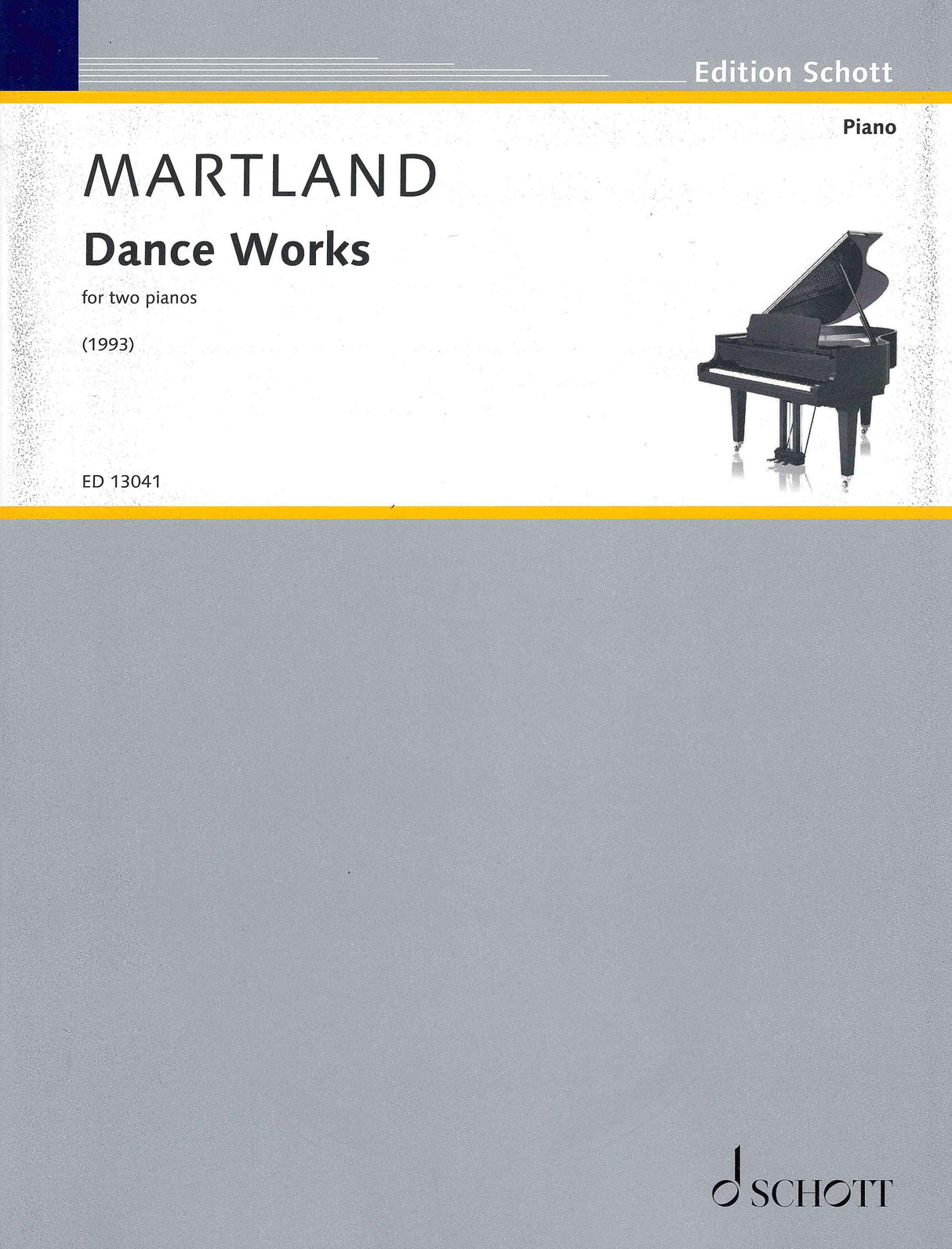 Martland: Dance Works (Version for 2 Pianos)