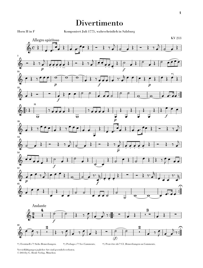 Mozart: Divertimenti for Wind Sextet