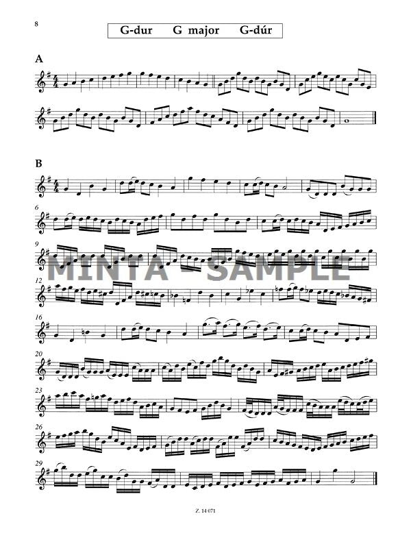 Key Exercises for Descant Recorder