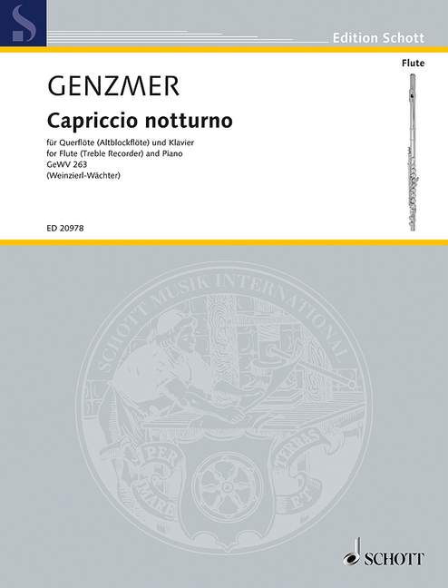Genzmer: Capriccio notturno, GeWV 263