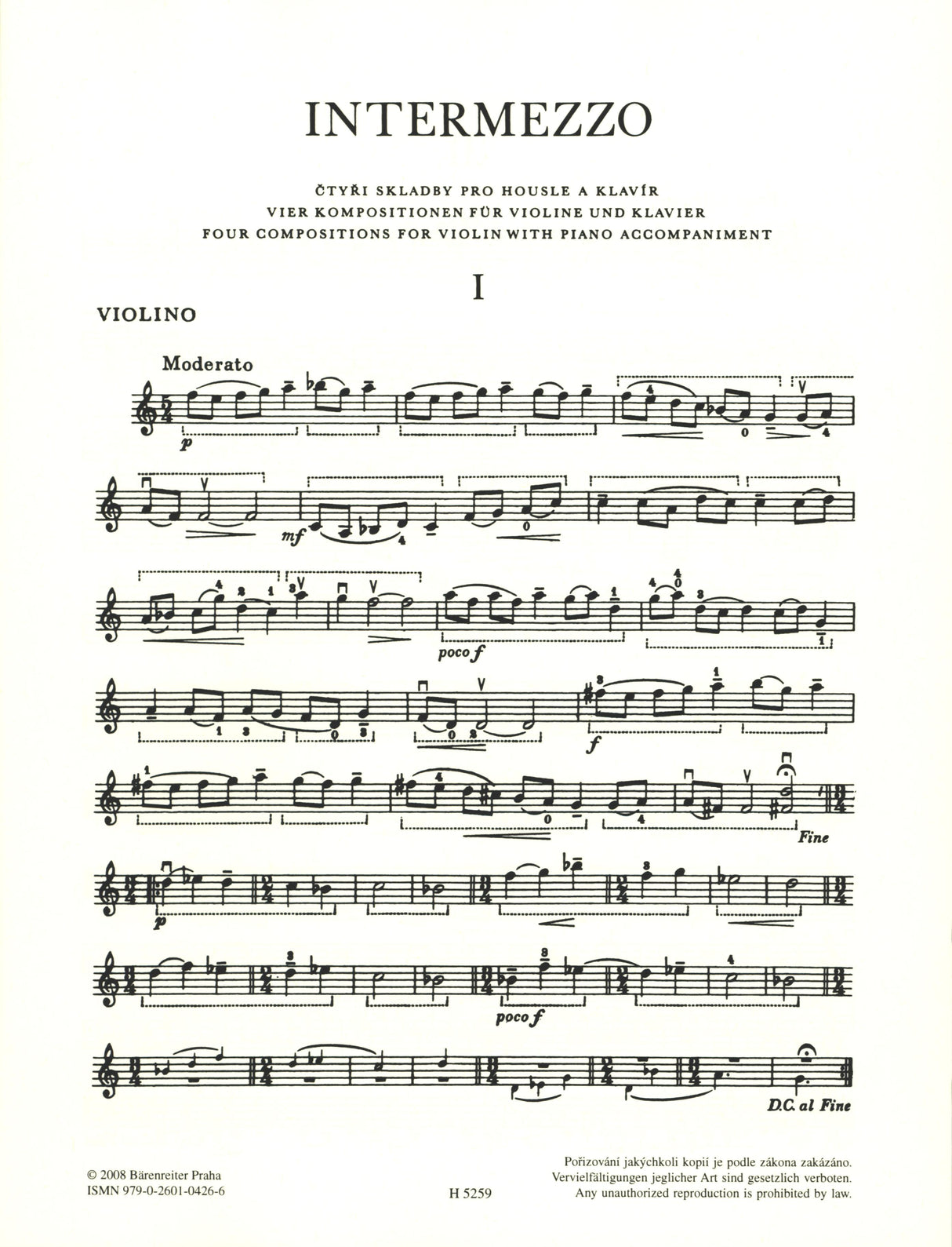 Martinů: Intermezzo