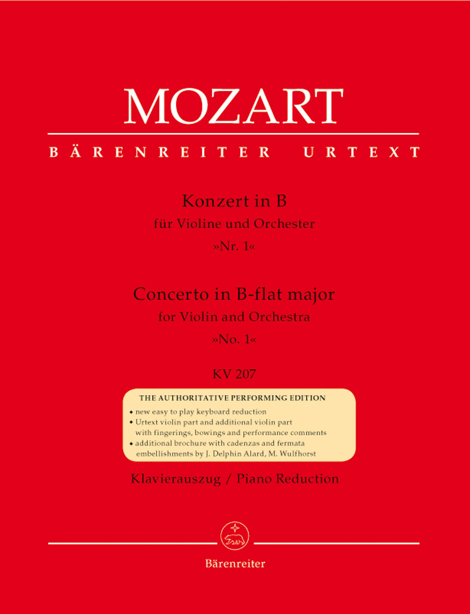 Mozart: Violin Concerto No. 1 in B-flat Major, K. 207