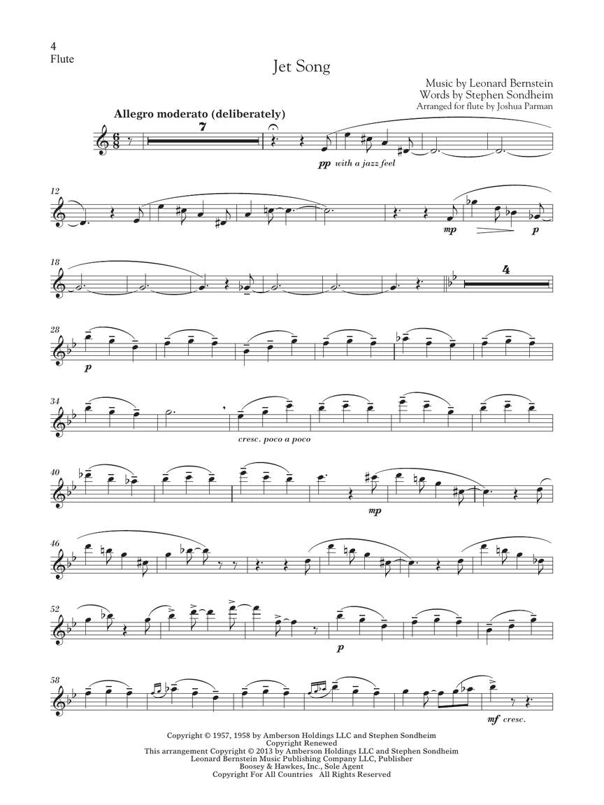 Bernstein: West Side Story Instrumental Solos - Flute