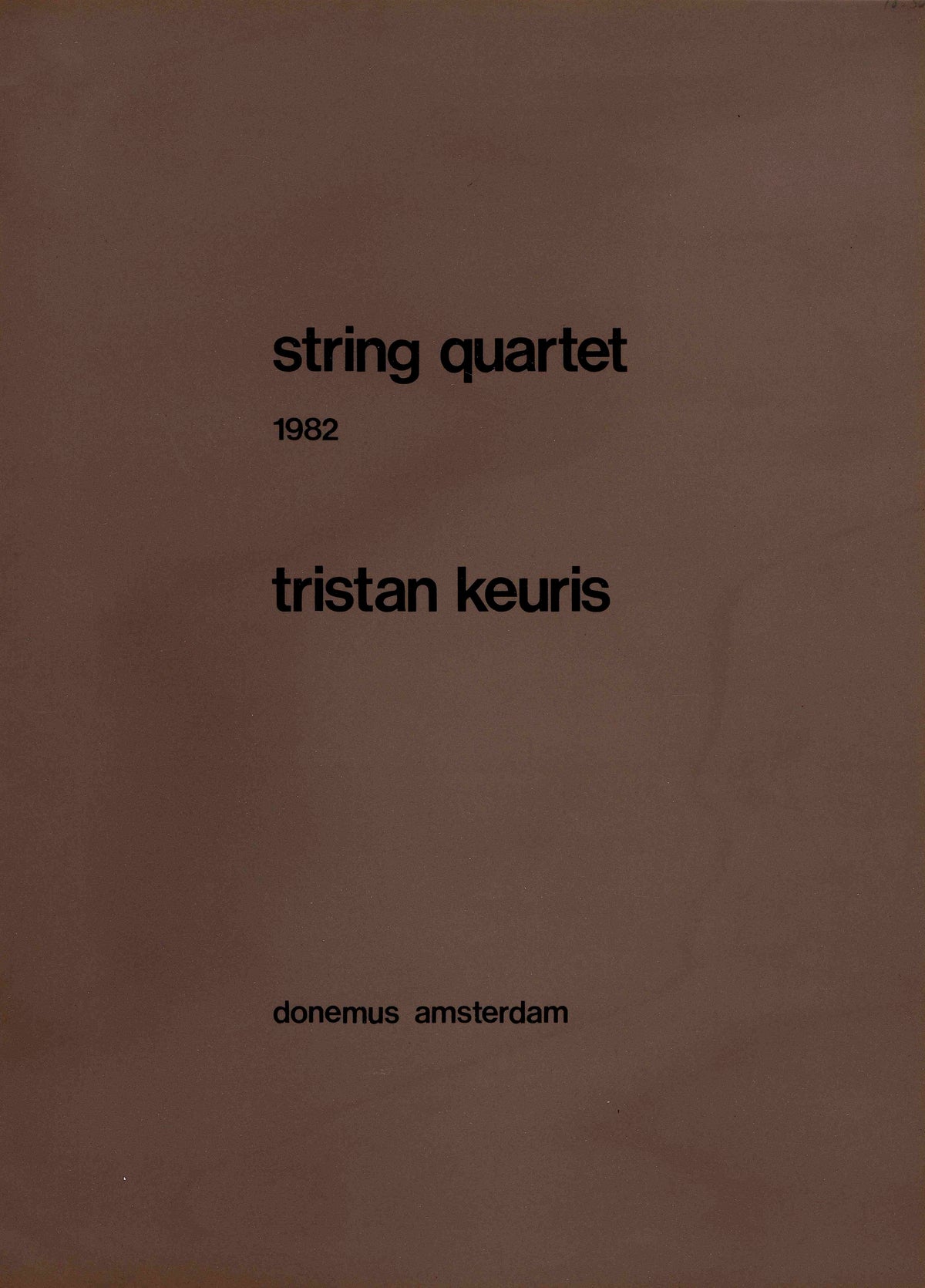 Keuris: String Quartet