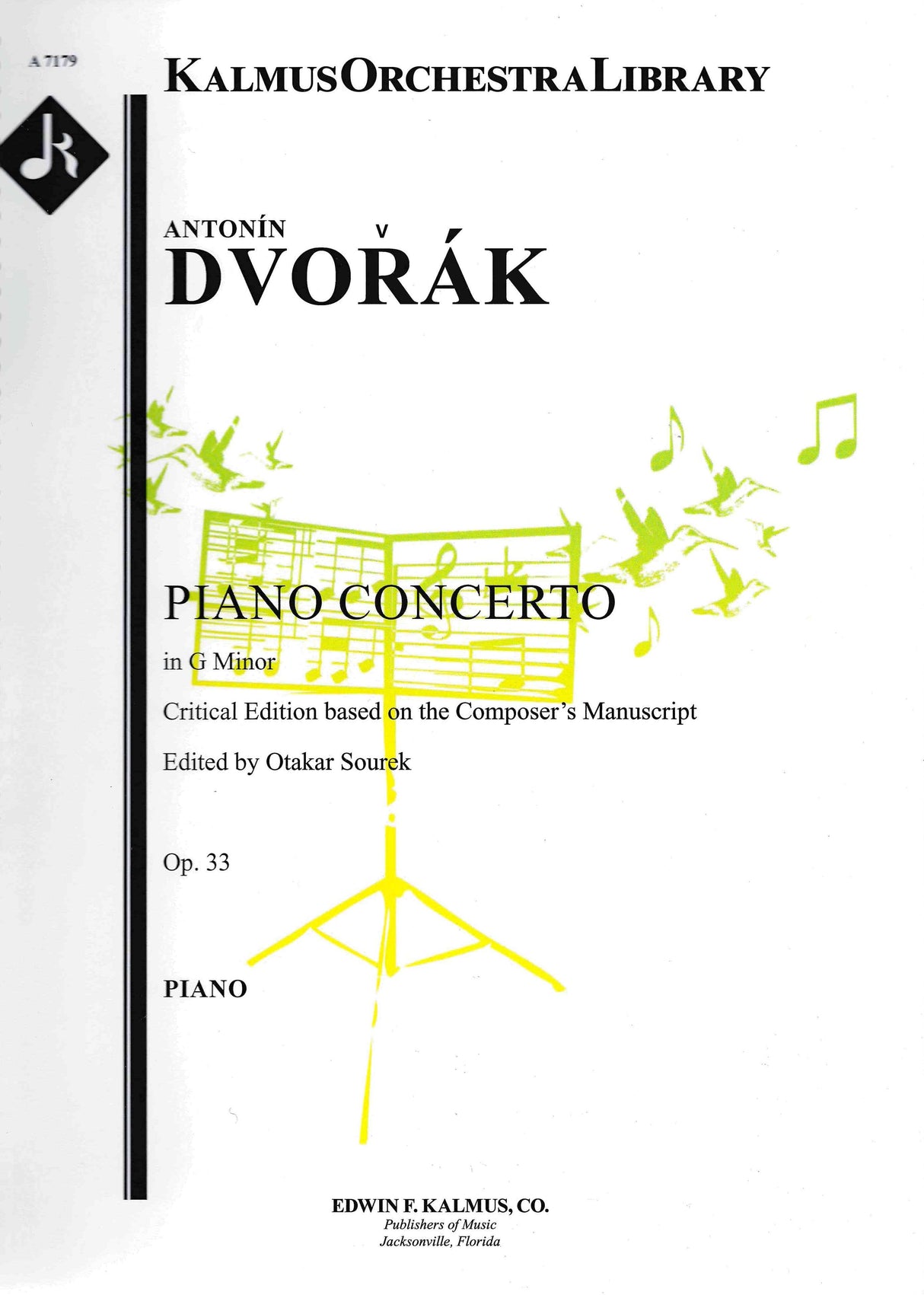 Dvořák: Piano Concerto in G Minor, B. 63, Op. 33