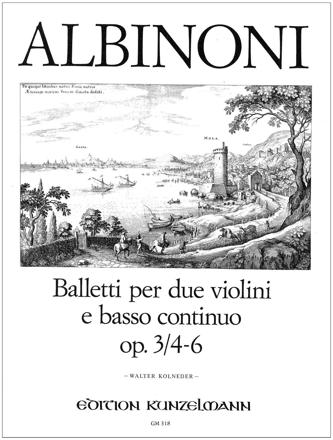 Albinoni: Balletti (Trio Sonatas), Op. 3, Nos. 4-6