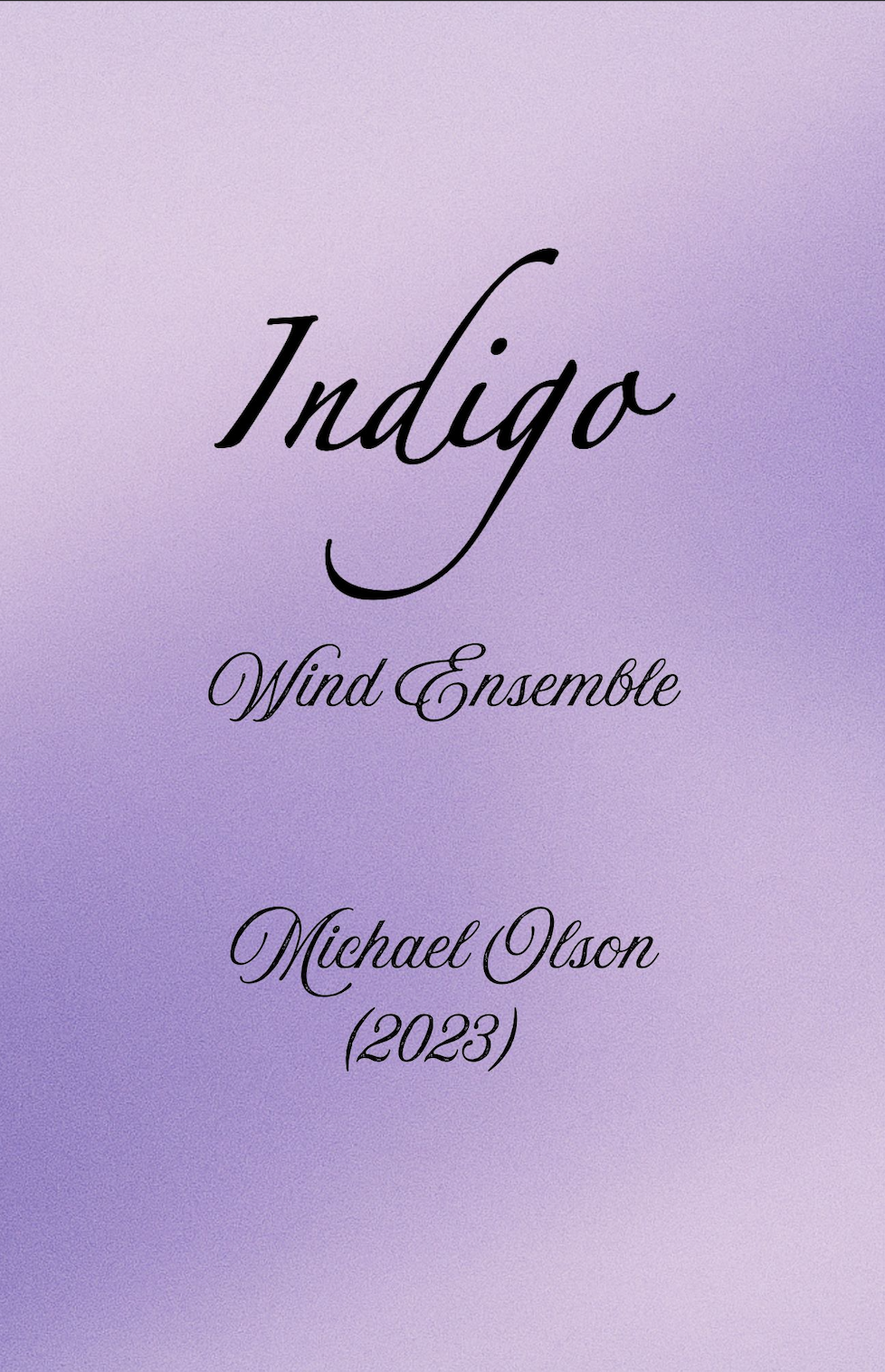 Olson: Indigo