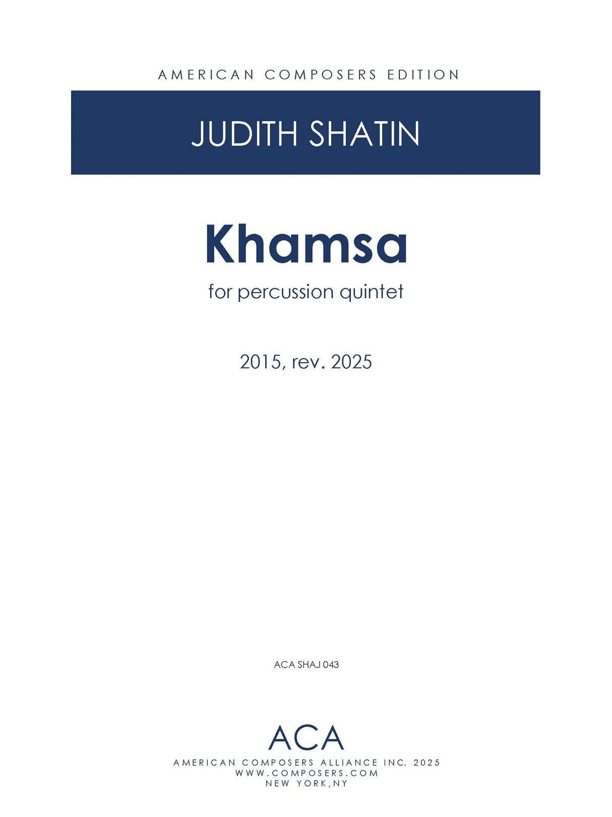 Shatin: Khamsa