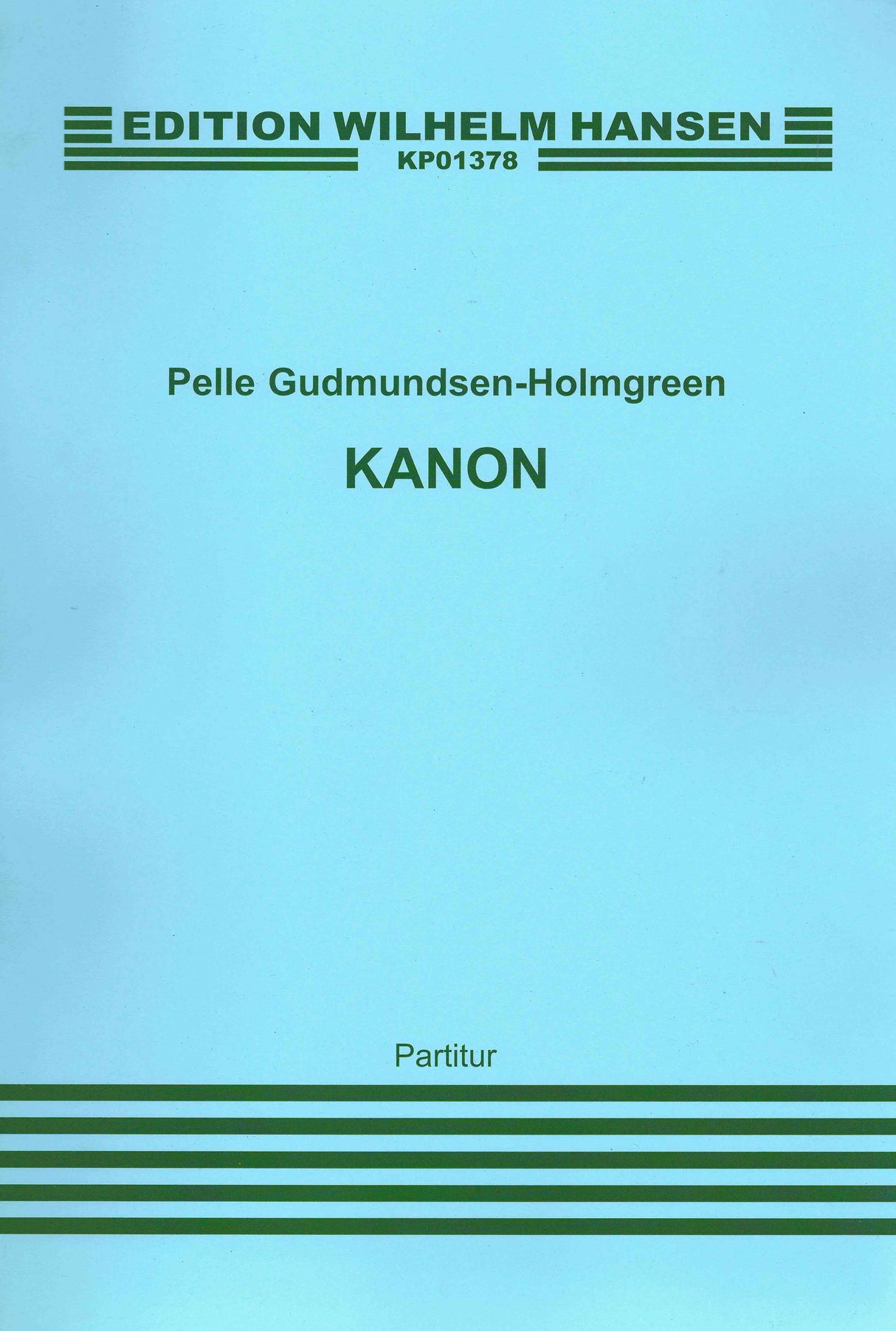 Gudmundsen-Holmgreen: Kanon
