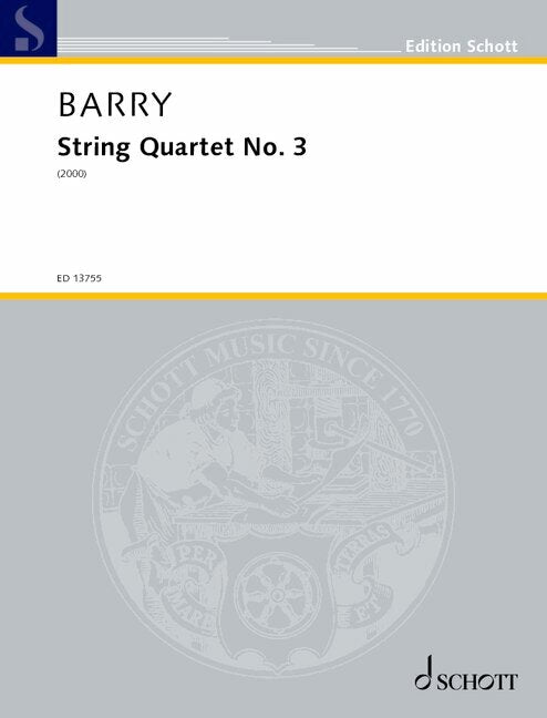 Barry: String Quartet No. 3