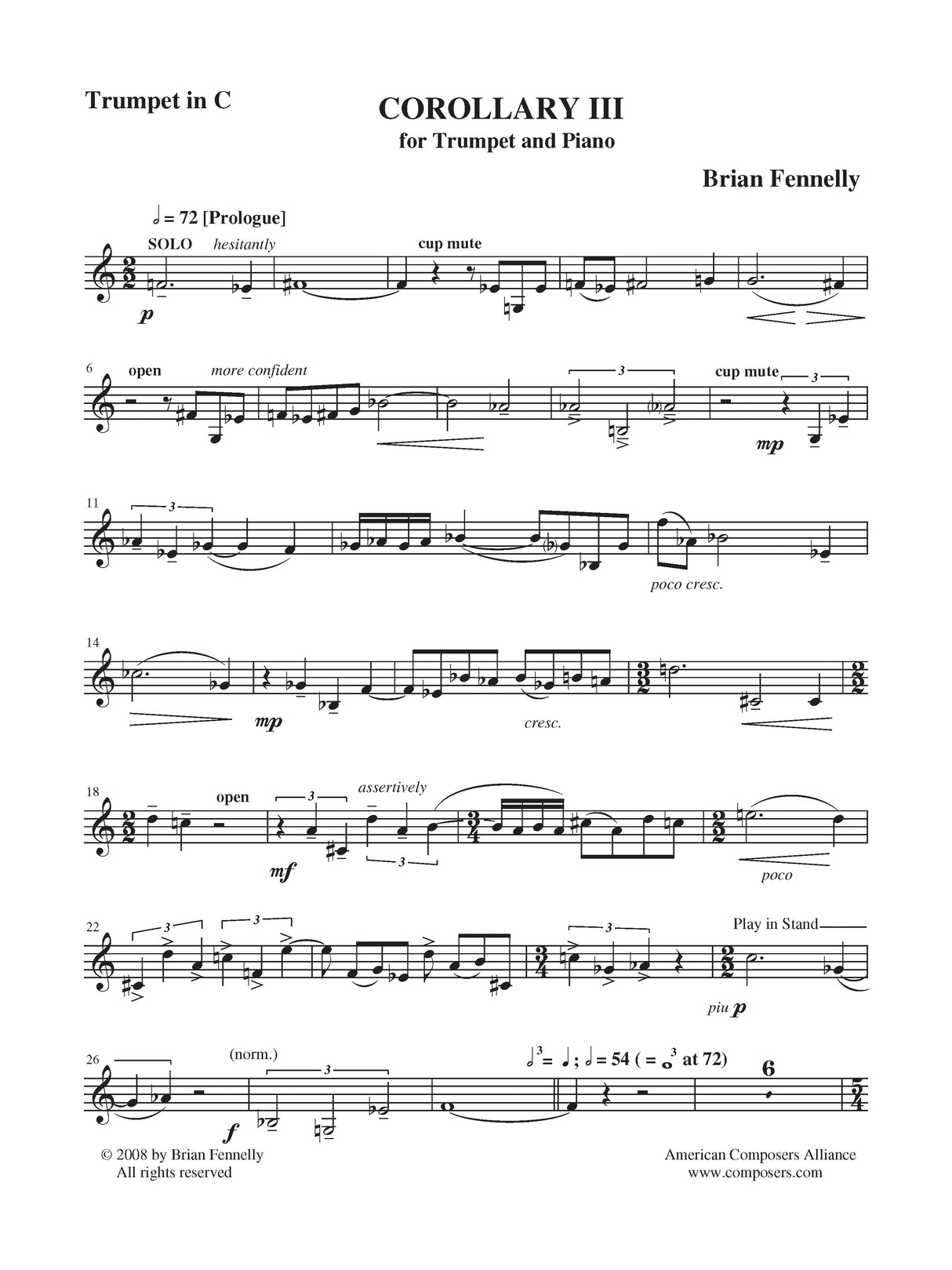 Fennelly: Corollary III