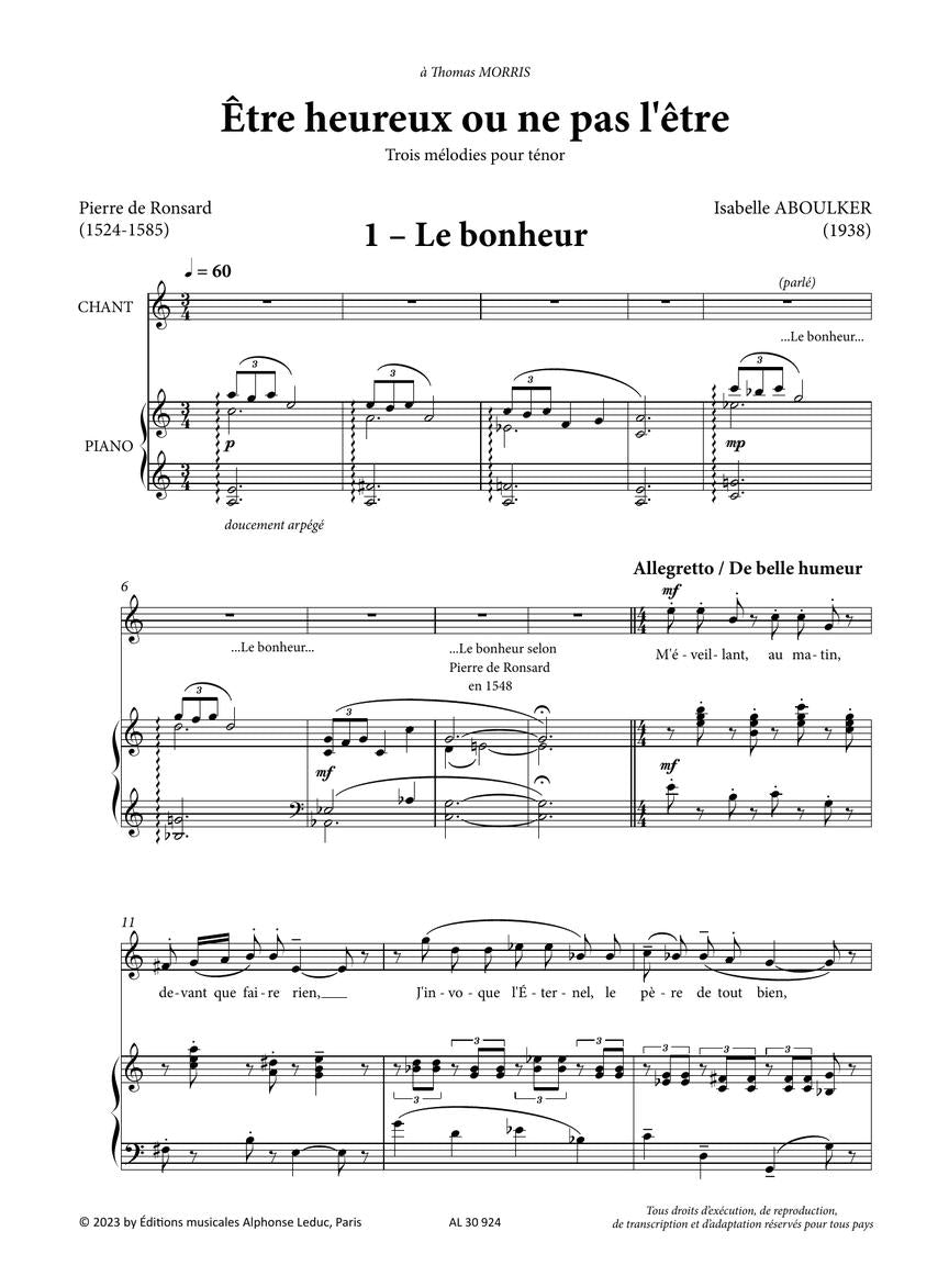 Aboulker: Être heureux ou ne pas l'être