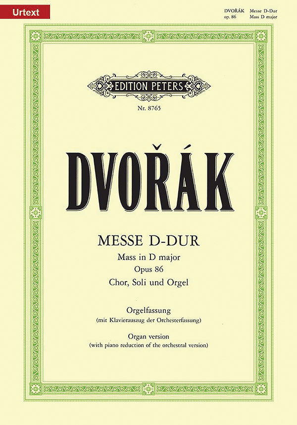 Dvořák: Mass in D Major, Op. 86