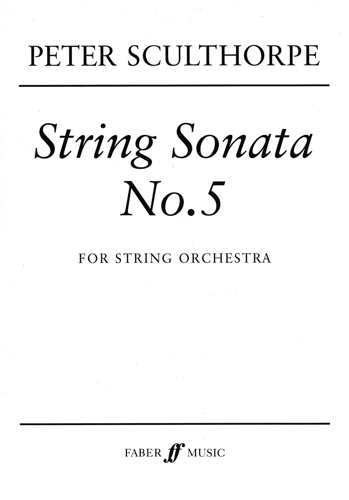 Sculthorpe: String Sonata No. 5