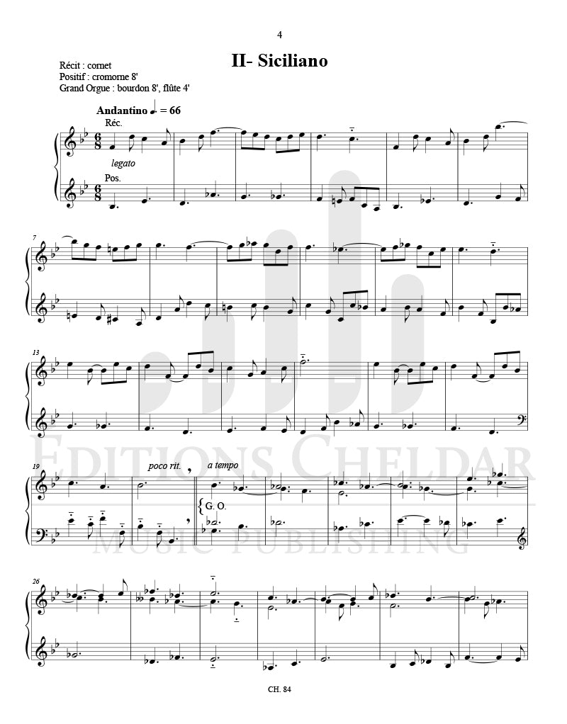 Bédard: 4 Pièces faciles en forme de Suite