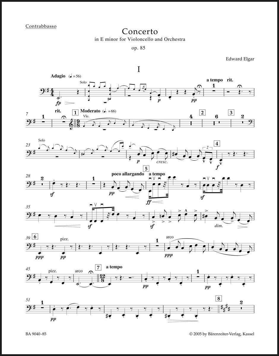 Elgar: Cello Concerto in E Minor, Op. 85