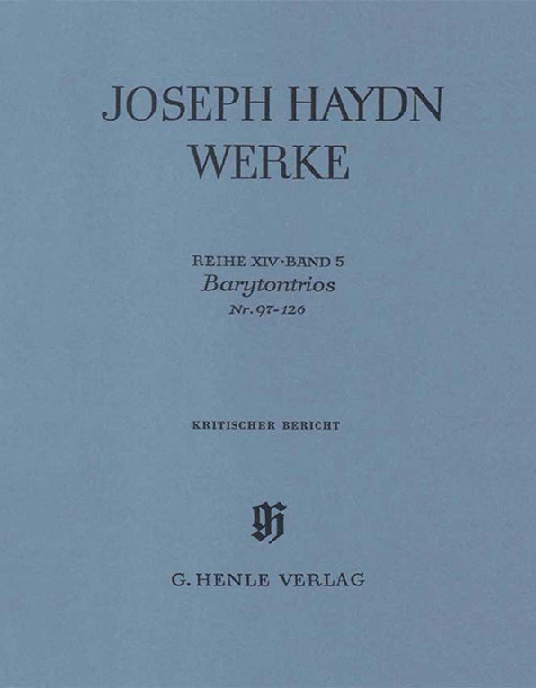 Haydn: Barytone Trios, Nos. 97-126