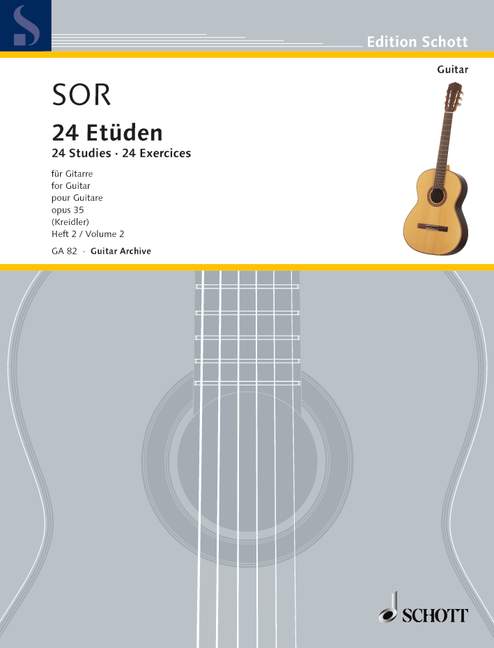 Sor: 24 Etudes, Op. 35 - Volume 2 (Nos. 13-24)