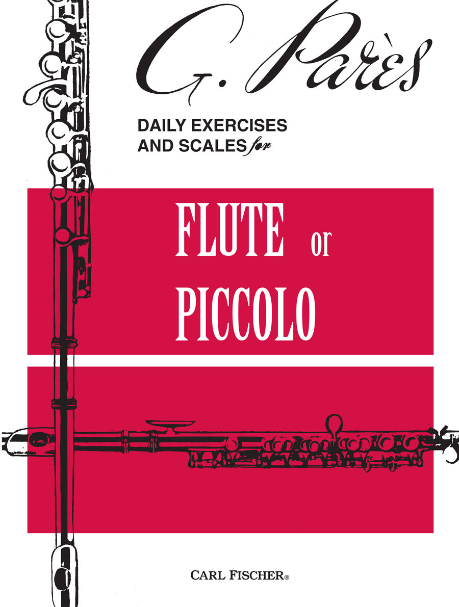 Parès: Daily Exercises and Scales for Flute or Piccolo