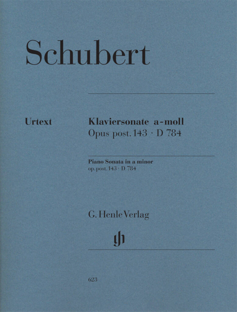 Schubert: Piano Sonata in A Minor, Op. posth. 143, D 784