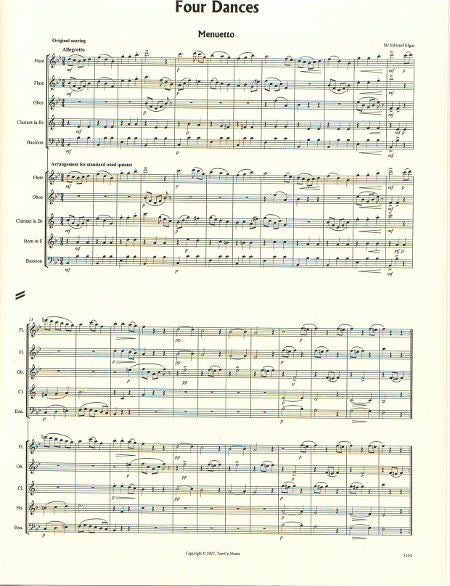 Elgar: 4 Dances, Op. 6, No. 4 (Original Instruments & arr. for Wind Quintet)