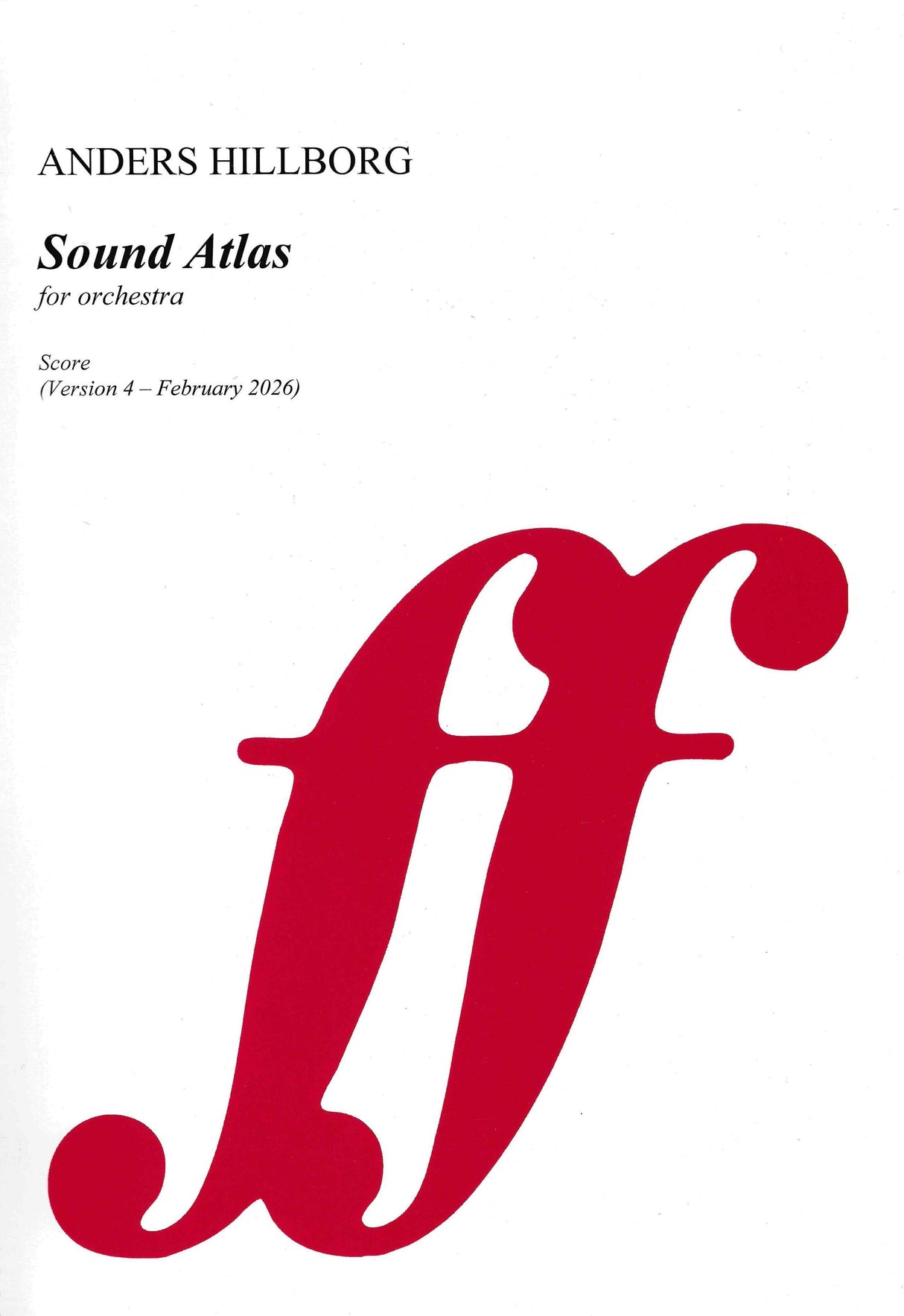 Hillborg: Sound Atlas