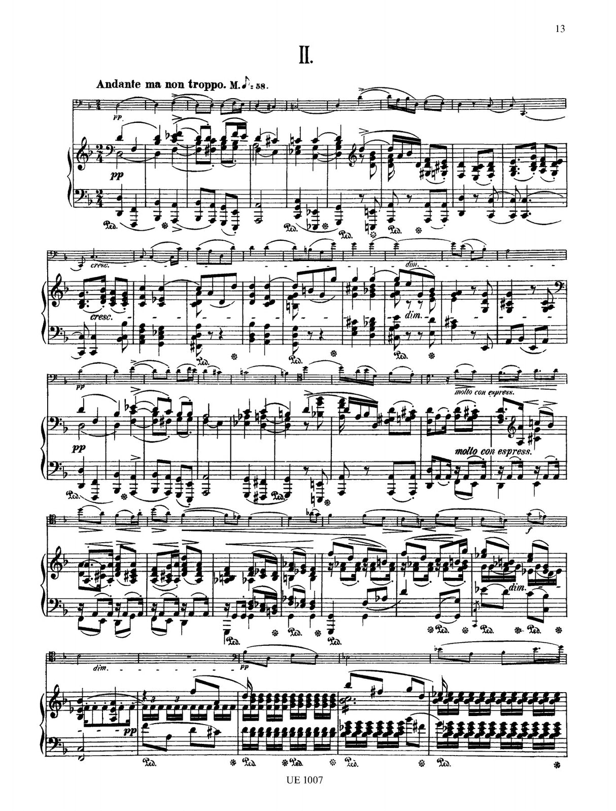 Strauss: Cello Sonata in F Major, Op. 6