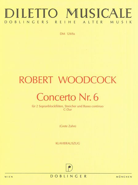 Woodcock: Recorder Concerto No. 6 in C Major