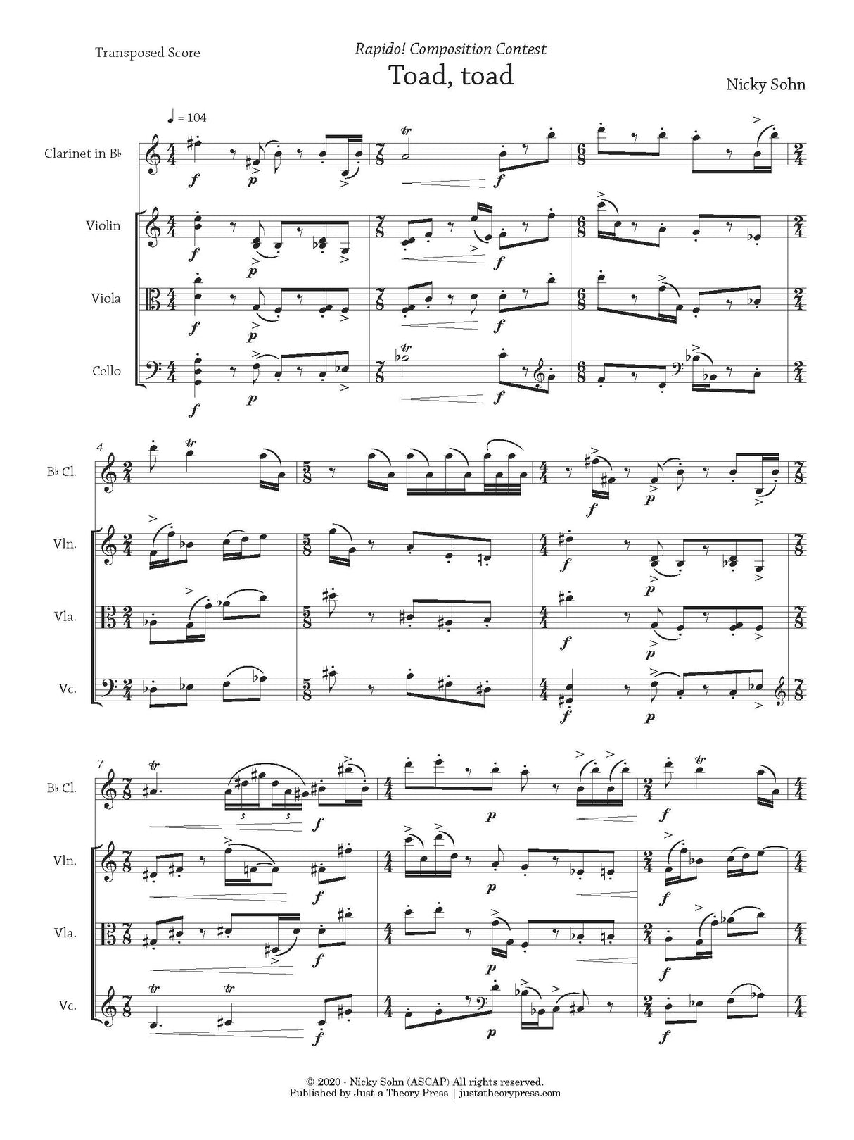 Sohn: Toad, Toad