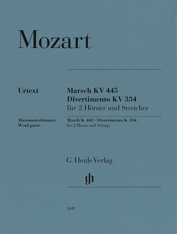 Mozart: March, K. 445 & Divertimento, K. 334