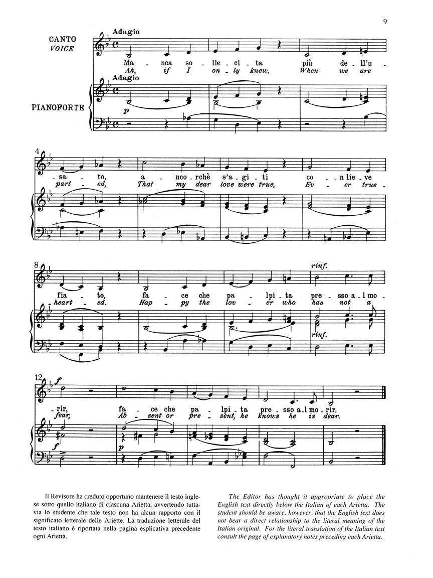 Vaccai: Practical Vocal Method - Low Voice