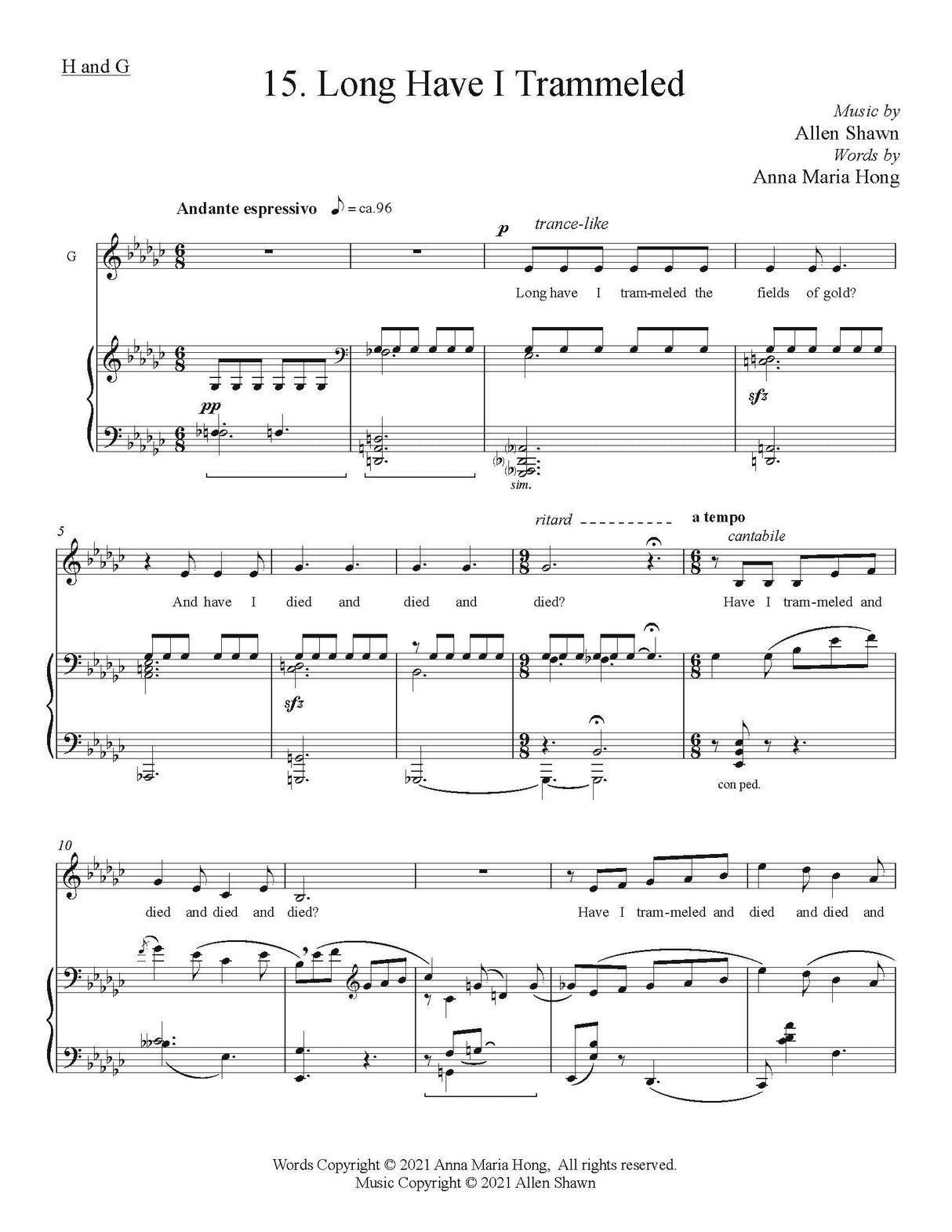 Shawn: H & G, a Great and Terrible Story