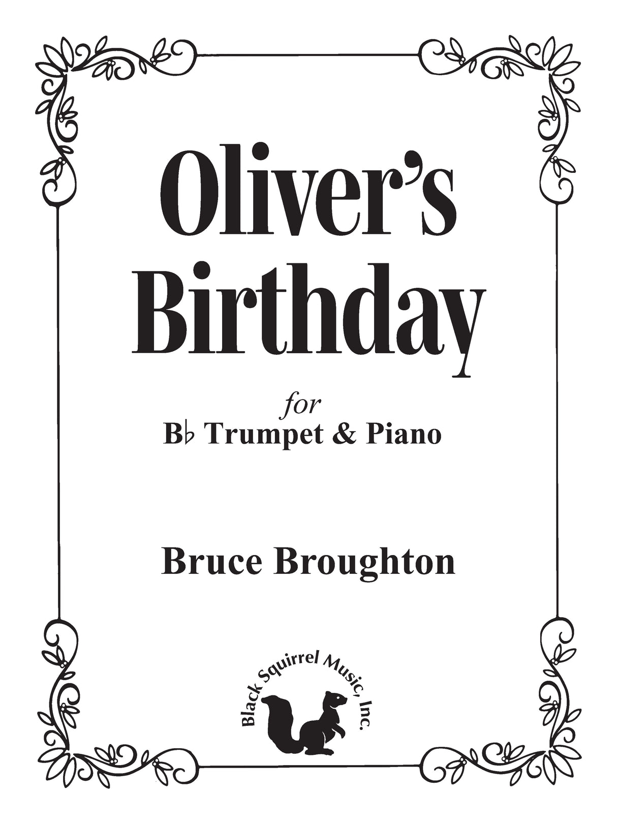 Broughton: Oliver's Birthday for Trumpet and Piano