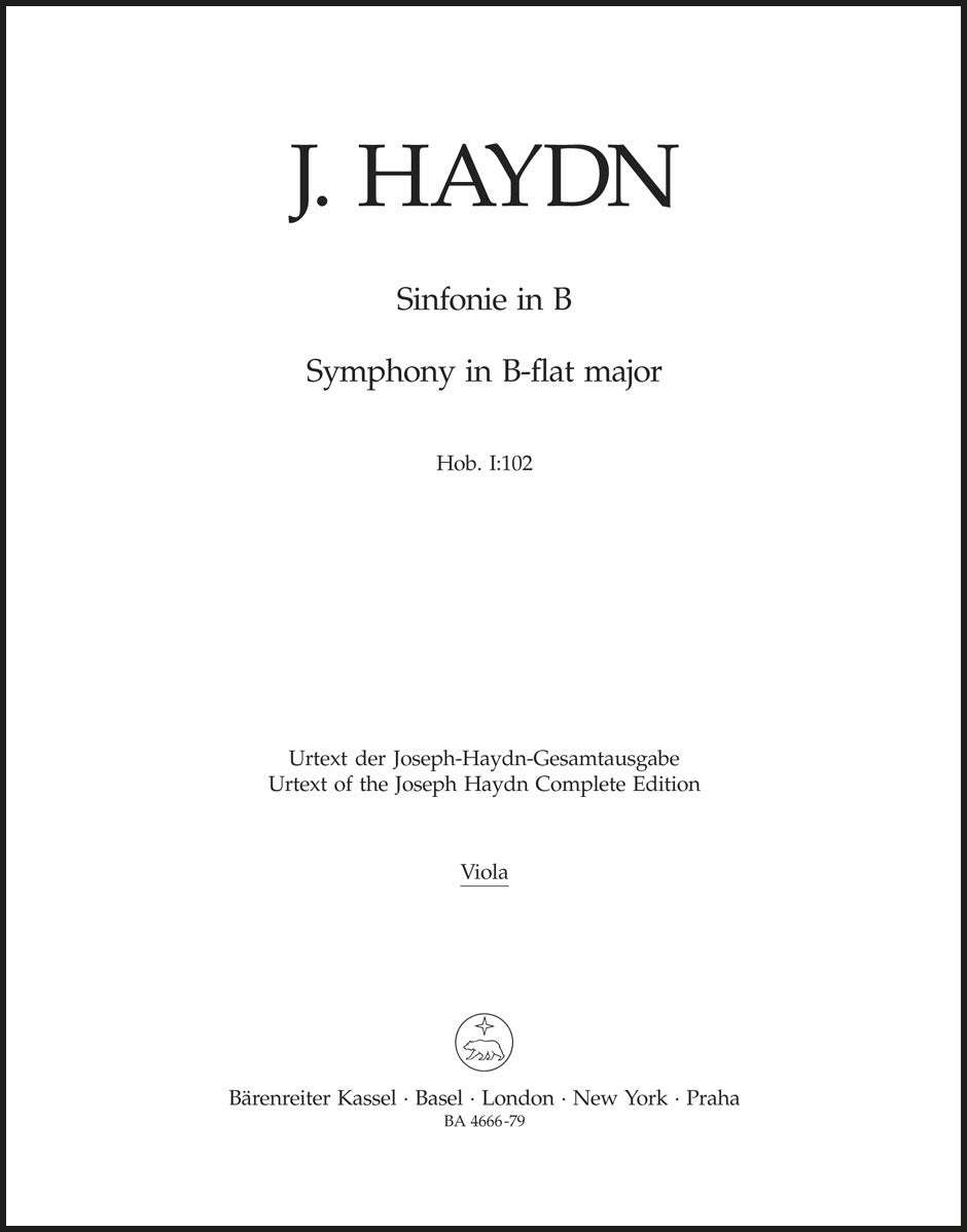 Haydn: London Symphony No. 10 in B-flat Major, Hob. I:102