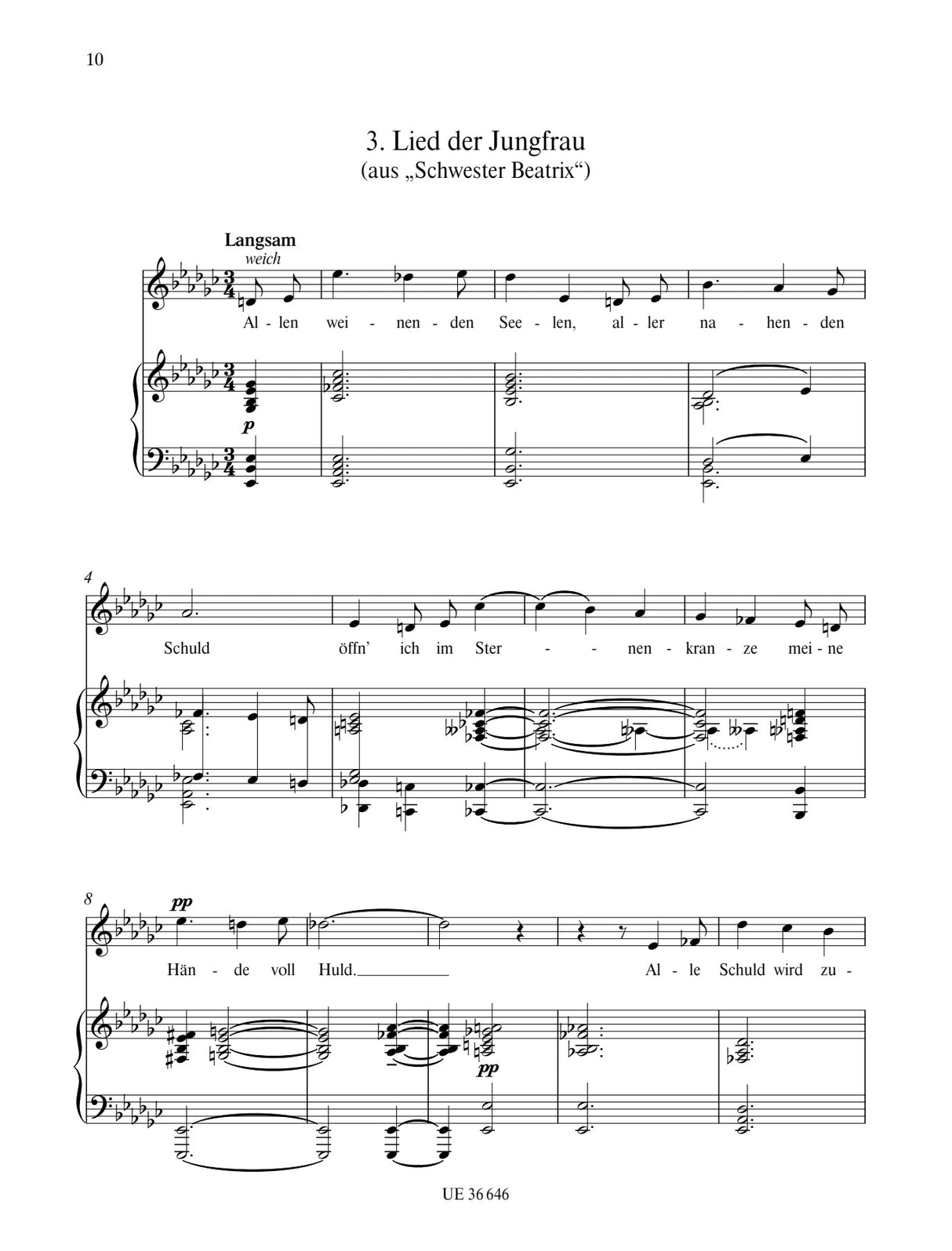 Zemlinsky: 6 Songs, Op. 13