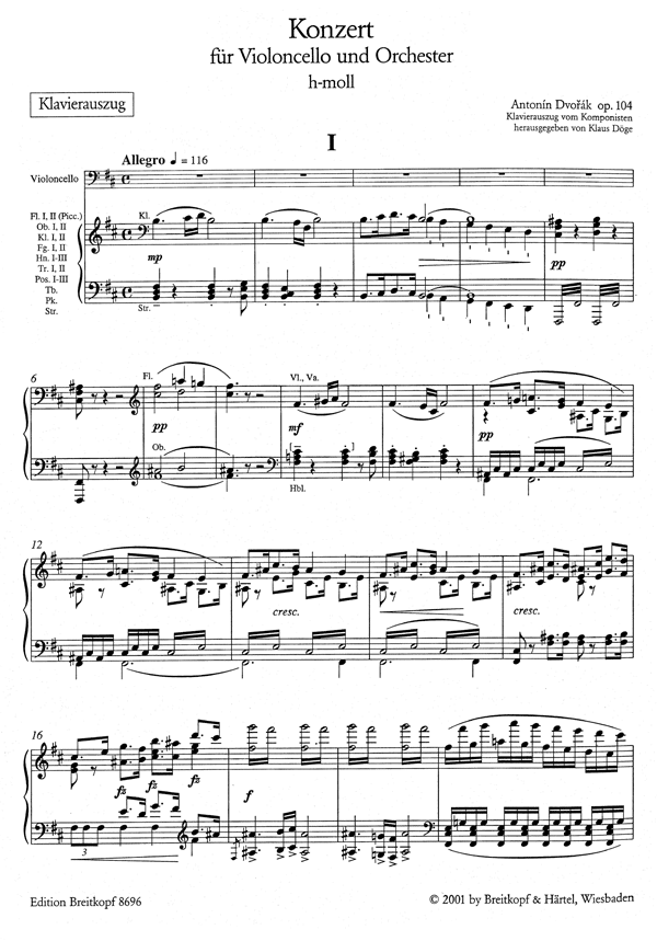 Dvořák: Cello Concerto in B Minor, Op. 104