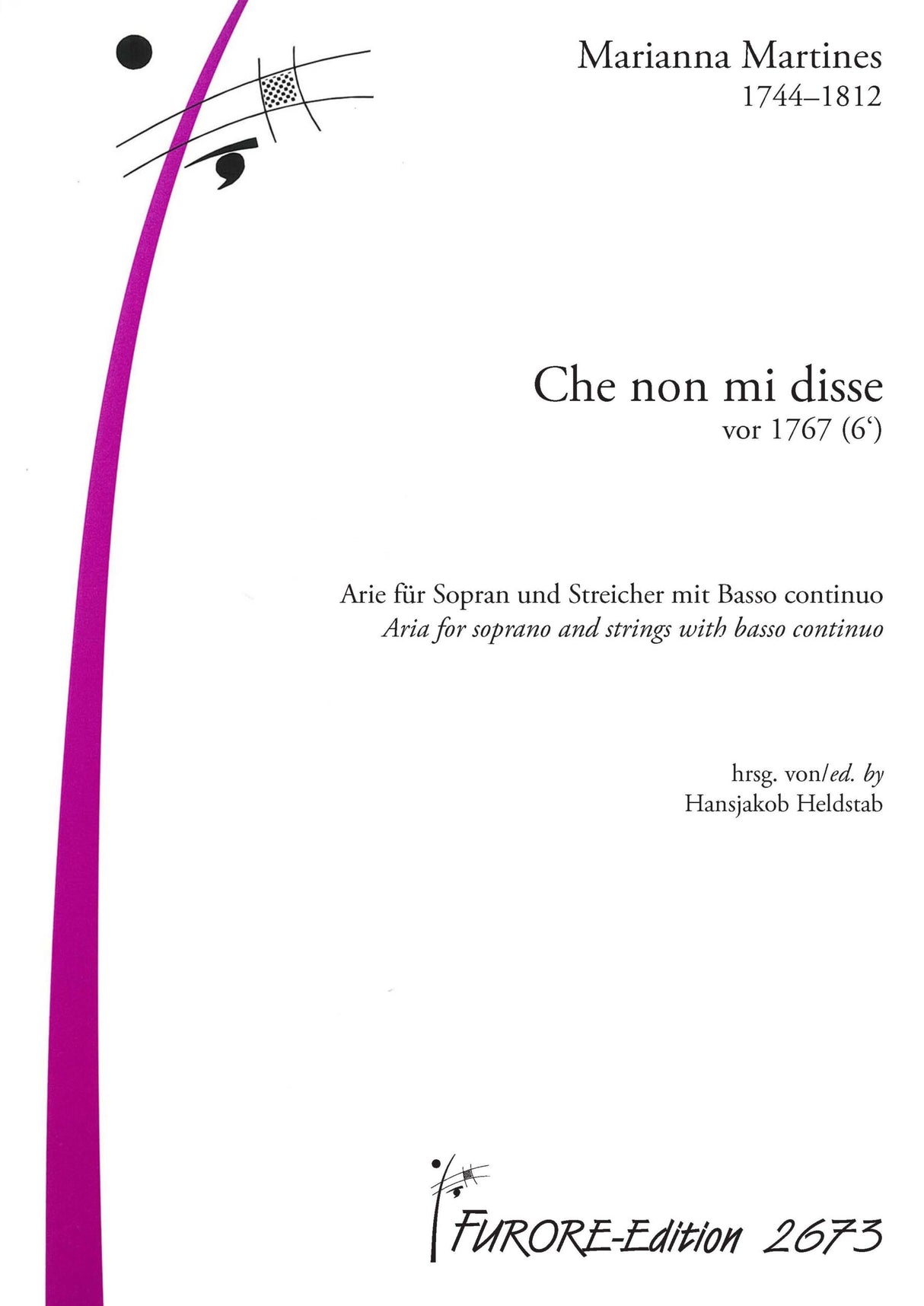 Martines: Che non mi disse