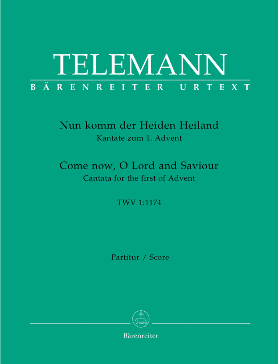 Telemann: Nun komm der Heiden Heiland, TWV 1:1174